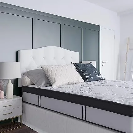 12-inch hybrid mattress with foam and pocket spring layers for balanced comfort
