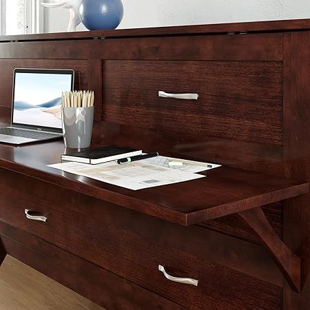 AFI Murphy bed and desk combination unit in Northampton style