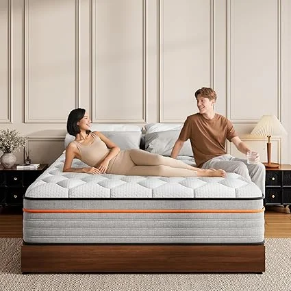 CertiPUR-US certified AirYoung hybrid mattress with memory foam