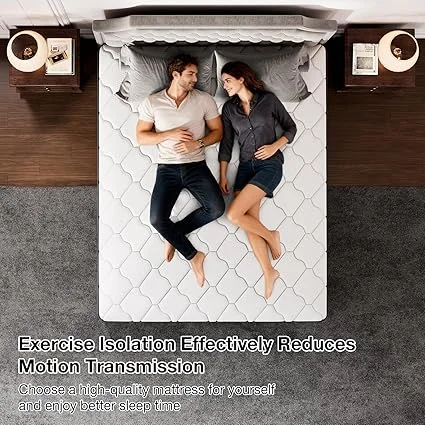 Mattress compressed in box for easy delivery and setup