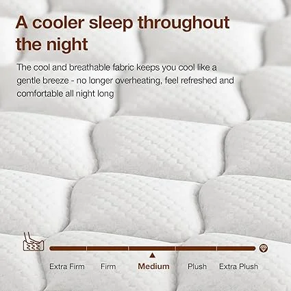 Queen size 80x60 inch AirYoung mattress with cooling gel foam