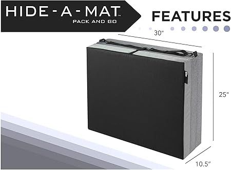 American Furniture Alliance Trifold mattress stored neatly in a closet when not in use