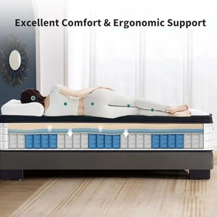 Anwick diamond innerspring hybrid mattress unboxing process