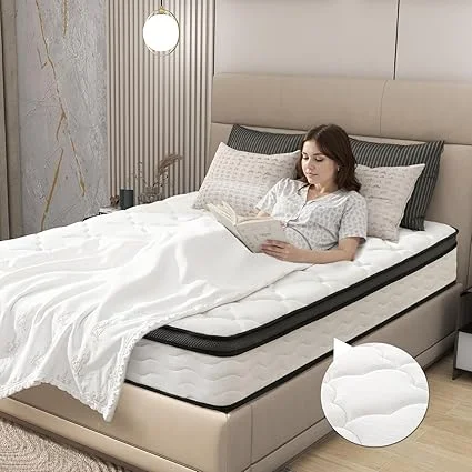 Anwick full size mattress compressed in a box for easy shipping