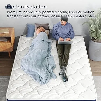 Anwick memory foam mattress being unboxed and set up at home