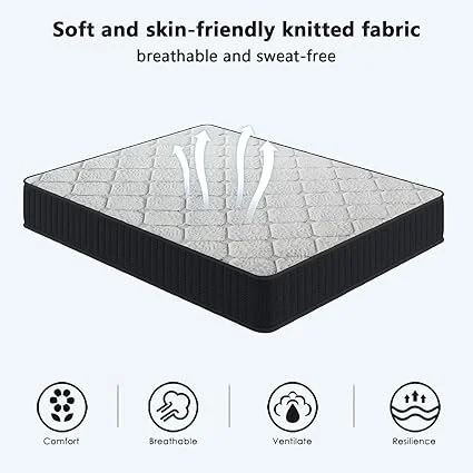 Close-up of individual pocket springs in Anwickjeff mattress for motion isolation