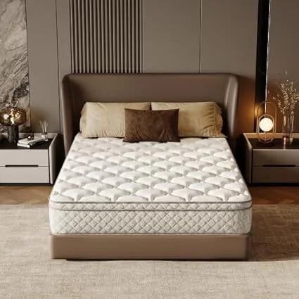 Anwickjeff mattress with pocket spring system providing zoned support