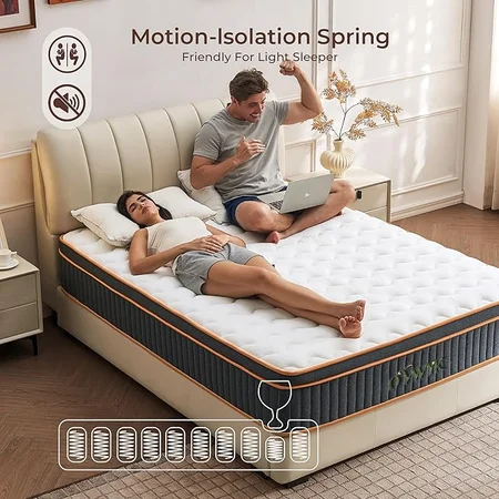ANYSOUL mattress with zoned support and pressure relief features
