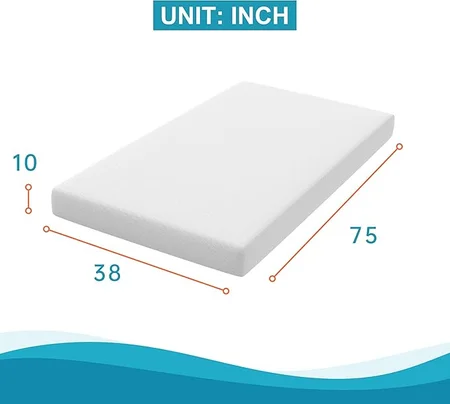 Atlas medium firm mattress with supportive high-density foam base
