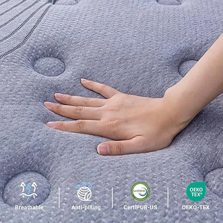 Avenco CertiPUR-US certified mattress safely packaged in a box