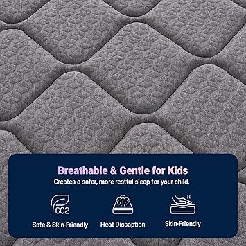 Essential bedroom furniture: Avenco twin mattress designed for children