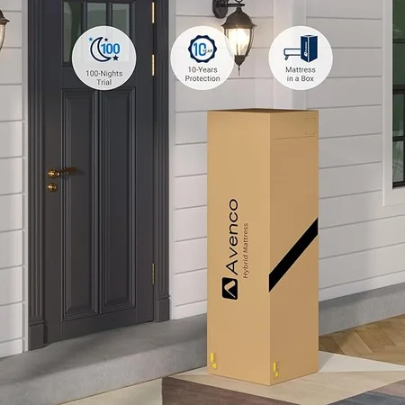 Avenco medium firm queen mattress offering balanced support