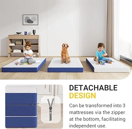 Avenco 4-inch thick memory foam foldable mattress