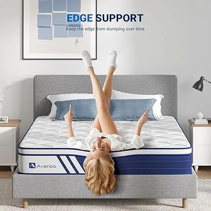 Queen size Avenco mattress with motion isolation for undisturbed sleep