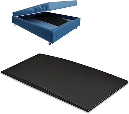 AYDMI black foam mattress support pad on bed frame