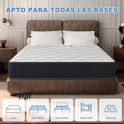 AYJOIR queen mattress providing pressure relief and body support