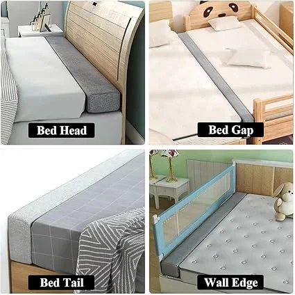 Barpoullar mattress gap filler with washable removable cover