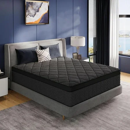 BEDingly 12-inch hybrid mattress with cooling gel memory foam layer