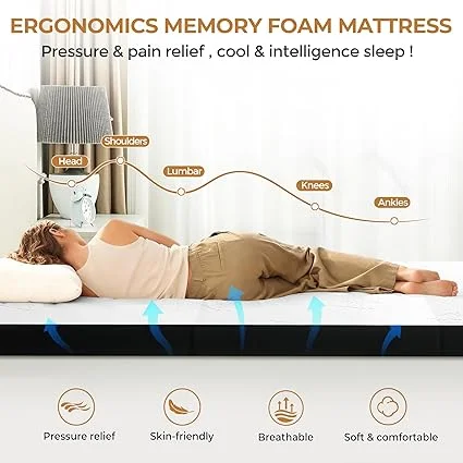 Bedsmile ventilated memory foam mattress perfect for RV use