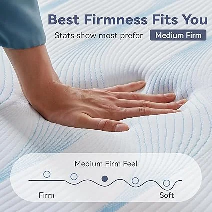 BedsPick mattress in a box designed for pressure relief and fiberglass free construction