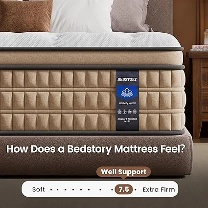 Mattress with 365-night trial and fiberglass-free materials