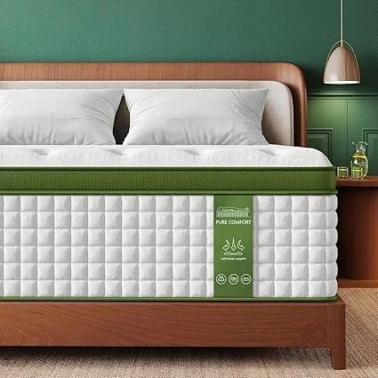 BedStory firm hybrid queen mattress with cooling gel technology for temperature regulation
