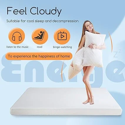 5 inch memory foam mattress providing pressure relief and support