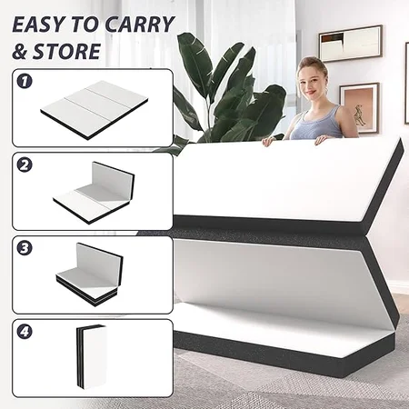 Gel memory foam mattress provides pressure relief and body contouring support