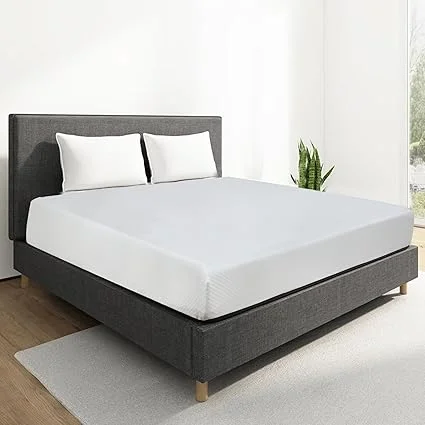 BORGEBY 10-inch queen gel memory foam mattress in a box, firm support