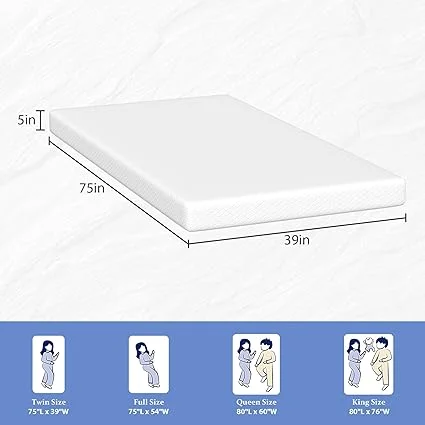 Cool sleep and pressure relief twin bed mattress by BOYUZHE