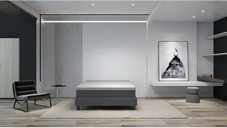 Breathable convoluted foam layer enhances airflow and comfort