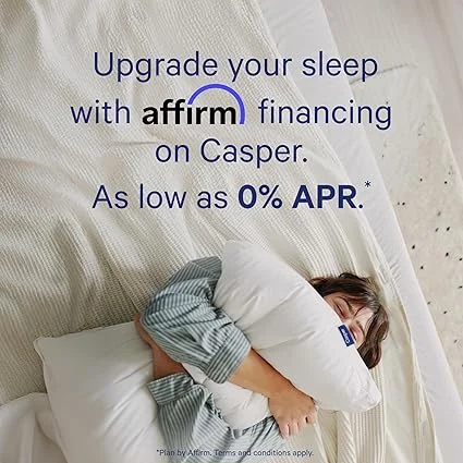 Medium firmness Casper mattress providing support and pressure relief