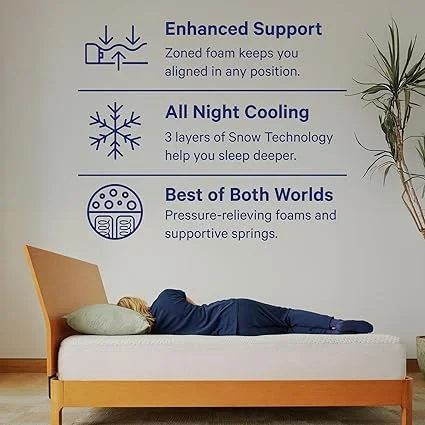 Casper mattress with motion isolation for all sleep styles
