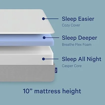CertiPUR-US certified foam in Casper Queen mattress