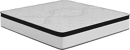 CertiPUR-US certified foam in Merrick Lane hybrid mattress for king beds