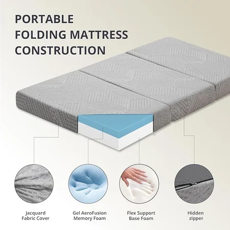 CH CHARME HOUSE portable guest bed setup with hypoallergenic cover