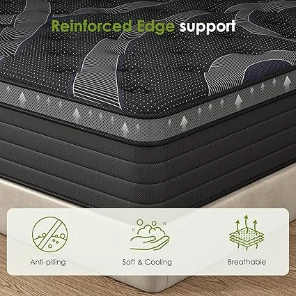Mattress in a box for easy setup and convenient delivery
