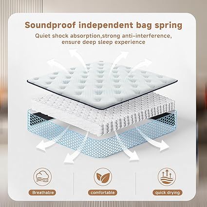 CertiPUR-US certification label on Clsoep hybrid mattress for safety