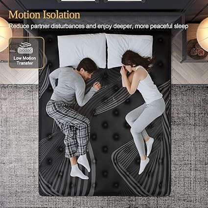 Coletex mattress with cooling gel memory foam for motion isolation