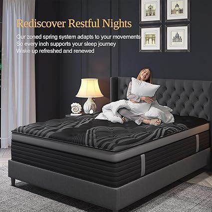 Queen size Coletex mattress with motion isolation features