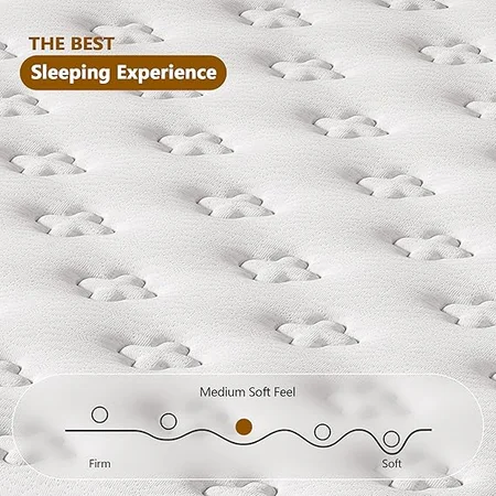 10-inch hybrid mattress being unboxed and set up easily