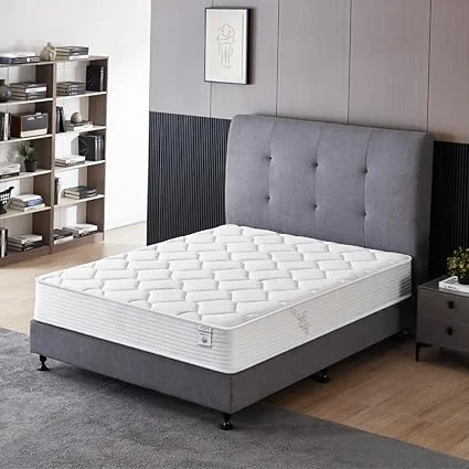 Breathable cover and plush Euro pillow top on Oliver & Smith mattress