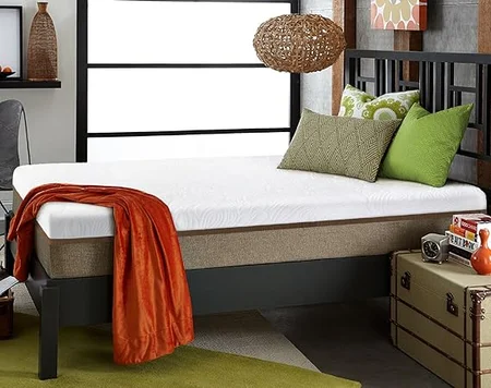 Close-up of cooling gel memory foam layer for pressure relief and comfort