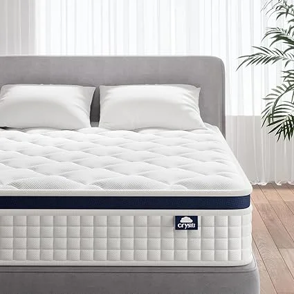Crystli queen mattress in bed-in-a-box for easy setup and delivery