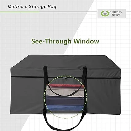 Protective cover and storage case for folding mattresses