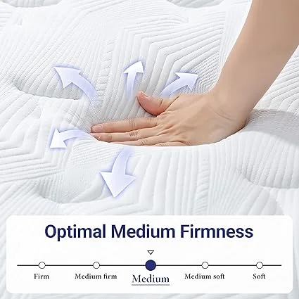 Culect twin bed mattress offering pressure relief and support