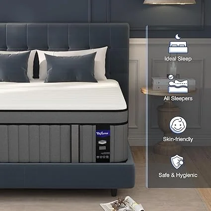 DIFAME hybrid mattress providing pressure relief and back support
