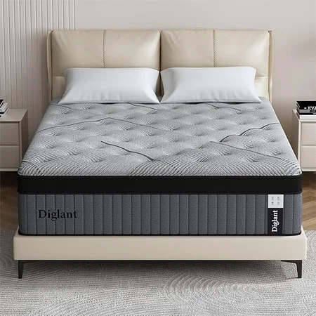 14 inch cooling queen mattress with medium firmness for back pain relief
