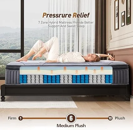 Fiberglass-free DIGLANT hybrid mattress unboxing and setup