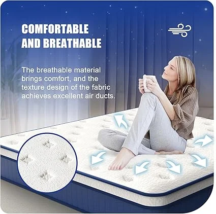 Individually pocketed reinforced springs for quiet sleep comfort